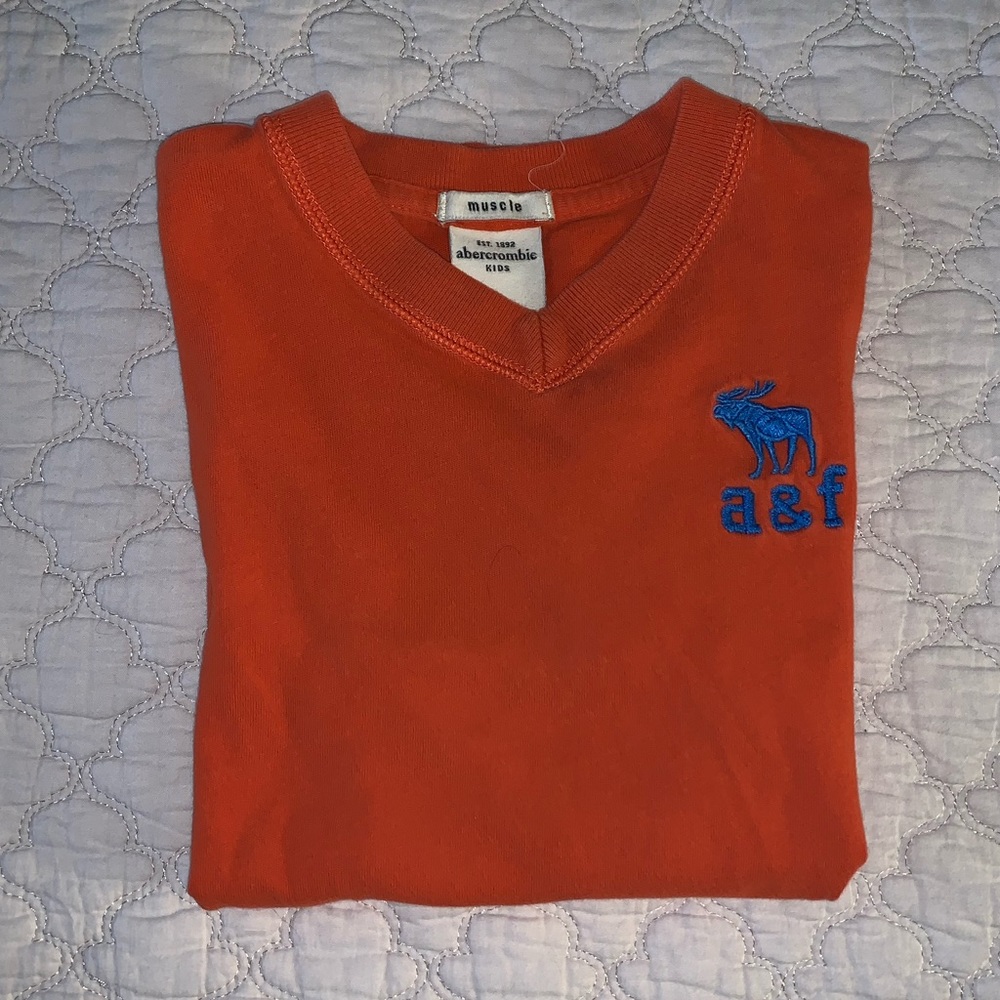 Abercrombie boys short sleeve logo tee